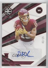 2021 Panini Limited Rookie Auto Spotlight Ruby 2/25 Dax Milne #238 Auto 04jj