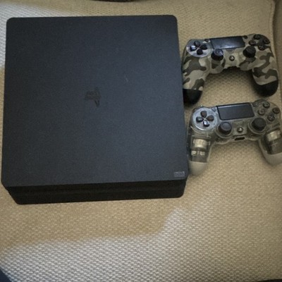 Sony PlayStation 4 Slim Console Bundle 2 DualShock Controllers + PS4 Games