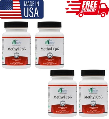 pack of 4 Methyl CPG Ortho Molecular Products Cardiovascular 60 Capsules