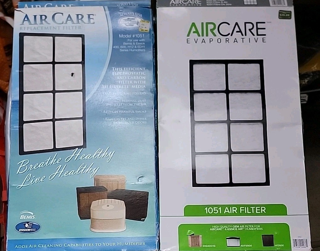 2pk- AIRCARE 1051 2 Stage Air Filter System, Evaporative Hum
