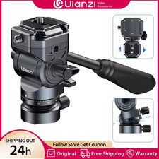 EH12 F38 Quick Release Fluid Video Head 360 Panoramic Gimbal Head Tilt -90 55