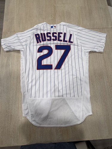 Addison Russell Chicago Cubs Team Issued Jersey Majestic #27