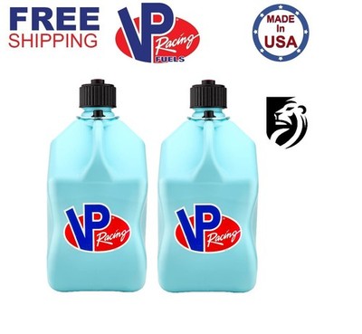 VP Racing 2 Pack Sky Blue 5.5 Gallon Square Utility Jugs