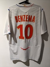 maillot Jersey Maglia Camisola Olympique Lyonnais Home Umbro Benzema #10 2008