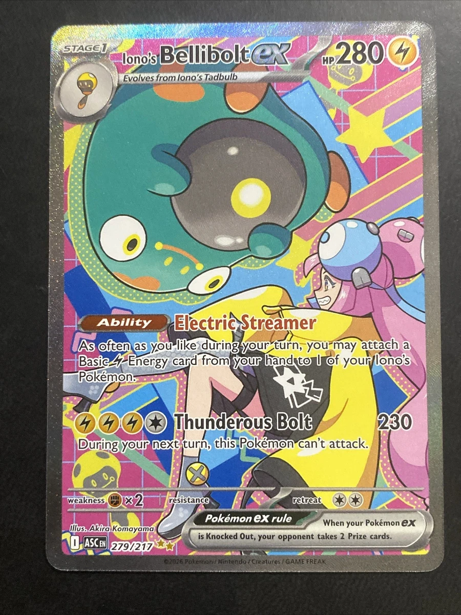 Iono's Bellibolt Ex Pokémon TCG Cards for sale | eBay