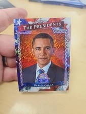 2026 LEAF METAL PRESIDENTS DAY BARACK OBAMA THE PRESIDENTS Red Shimmer SP 2/4 ! 