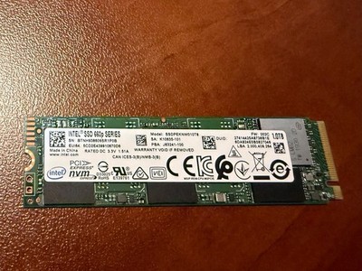*100% HEALTH* Intel 660P Series 1TB Hard Drive - SSDPEKNW010T8