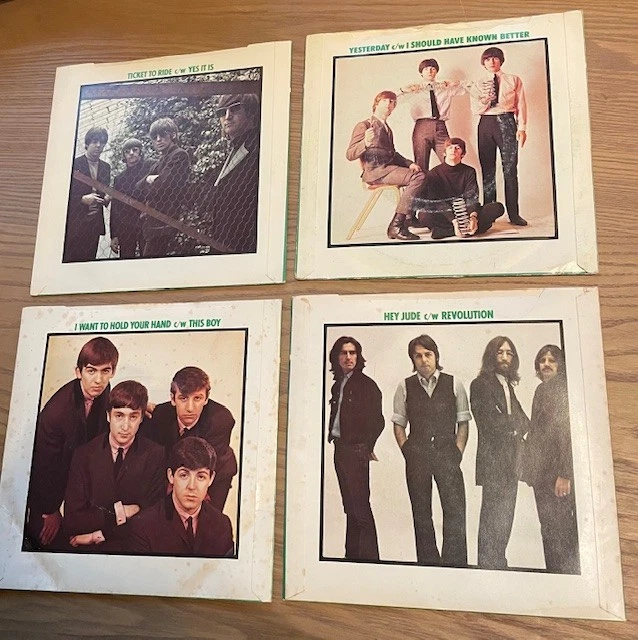 BEATLES UK Singles Collection 1962 - 1970 - Lot of 4 - The 78 Record Exchange Foto 3 de 4