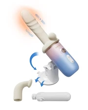 LOVENSE Spinel Thrusting Dildo, Vibrating&Heating Dildo Machine Couples Sex Toy