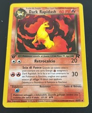 CARTA POKEMON DARK RAPIDASH PRIMA EDIZIONE ITALIANO n.44/82 TEAM ROCKET