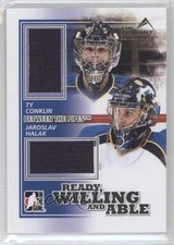 2010-11 ITG Between the Pipes Black Summit Edmonton 1/1 Ty Conklin #RWA-12 0a7