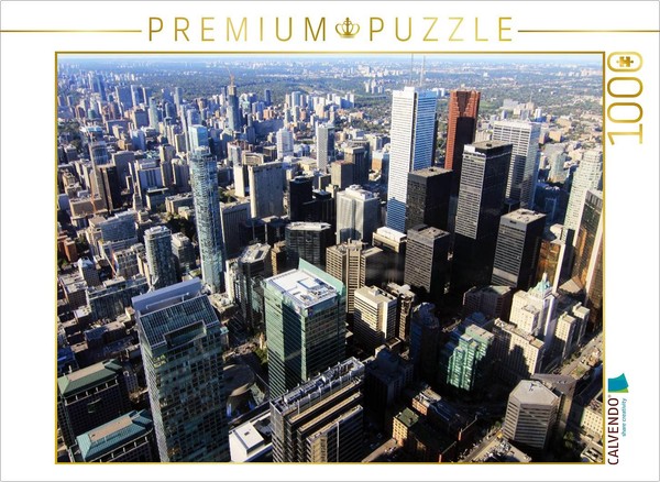 Calvendo Puzzle View From The CN Tower | 1000 Pieces, Finished Size 25.2 × 18.9-image