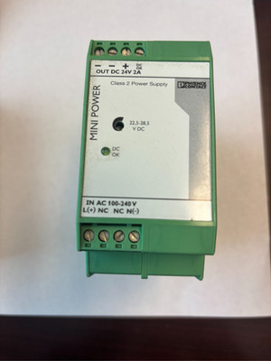 PHOENIX CONTACT MINI-PS-100-240AC/24DC/2 Power Supply