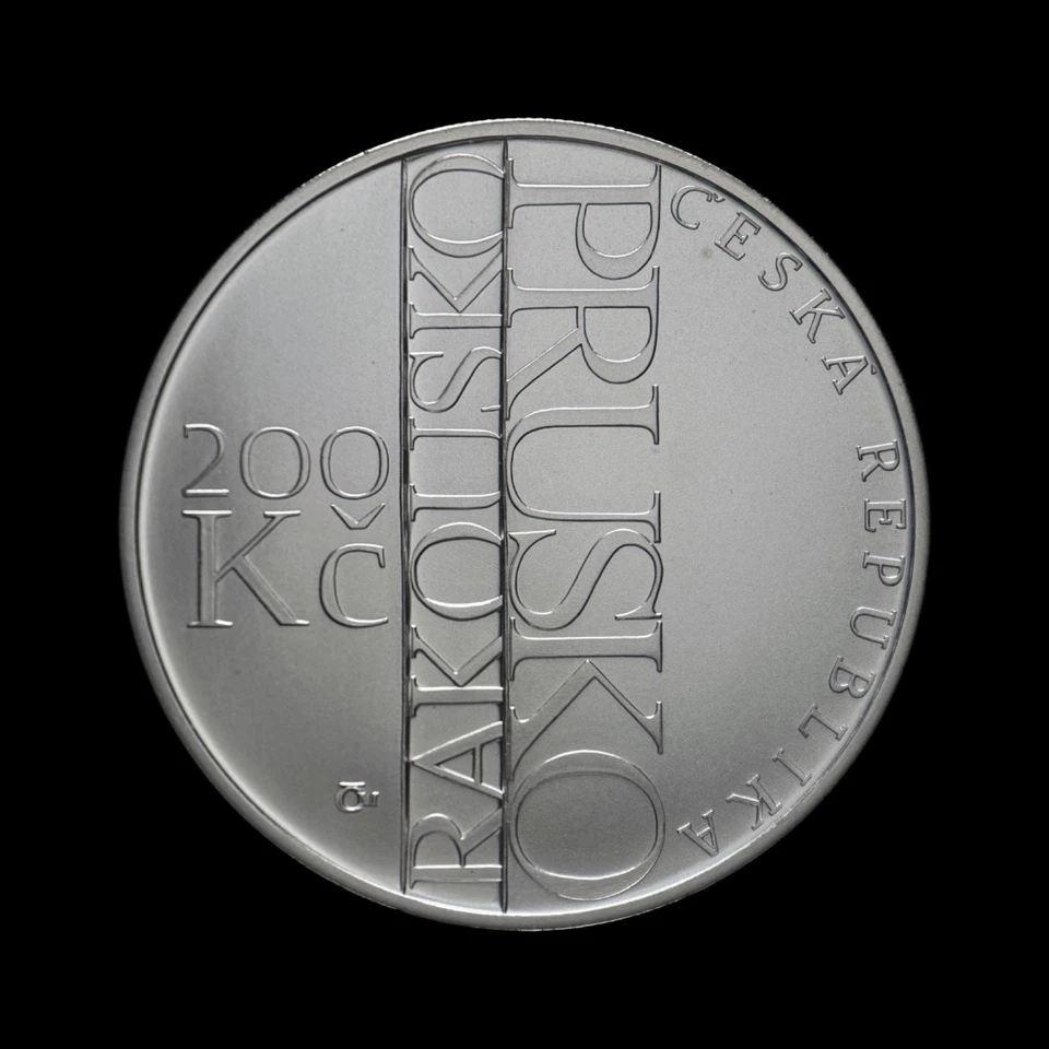 CZECH REPUBLIC. 2016, 200 Korun, Silver - Hradec Králové, Austria Prussia RARE 1 - Image 2 of 3