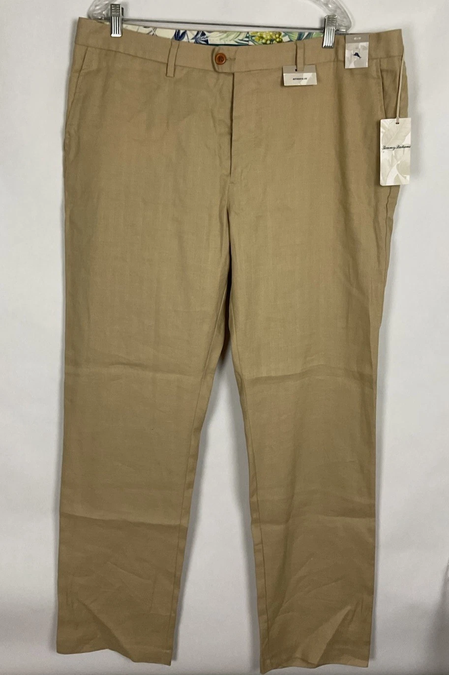 Tommy Bahama Pants Mens 40x34 Stone Khaki Mahalo Bay Linen Blend IslandZone New
Opens in a new windo