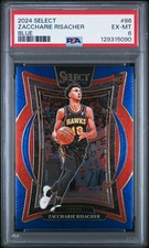 2024 PANINI SELECT BLUE #86 ZACCHARIE RISACHER ROOKIE RC PSA 6