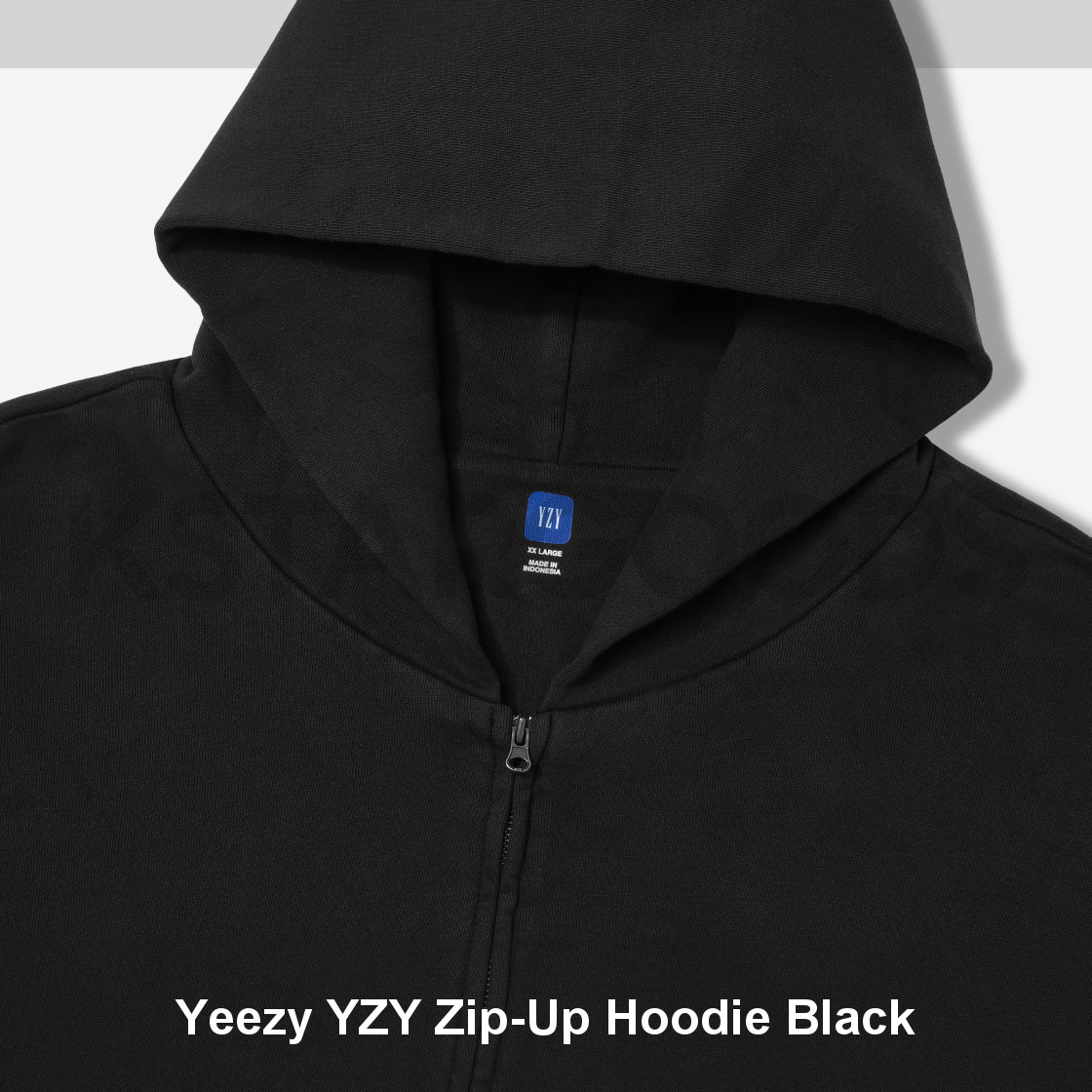 トップス YZY GAL - ZIP UP HOODIE - BLACK - XL Yeezy x Gap Zip Up Exclusive Hoodie Poetic Black Men's