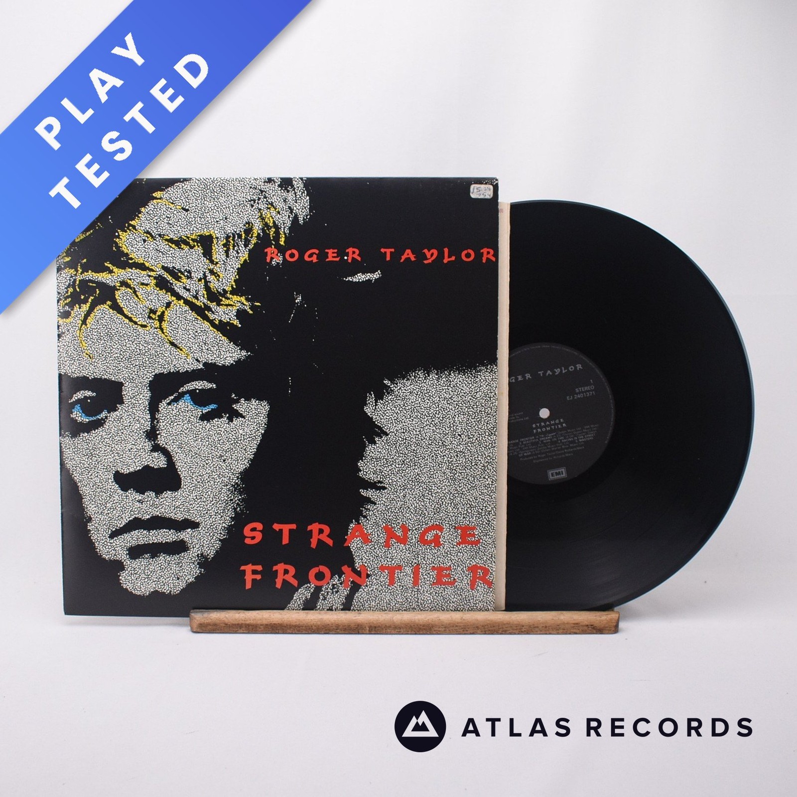 Roger Taylor Strange Frontier Penthouse LP Vinyl Record 1984 RTA 1 EMI - EX/EX