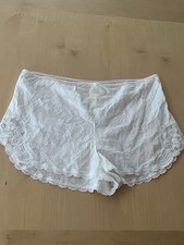 Vintage Vanity Fair Tap Pants Floral Alencon Lace Made In USA Ivory Size Medium