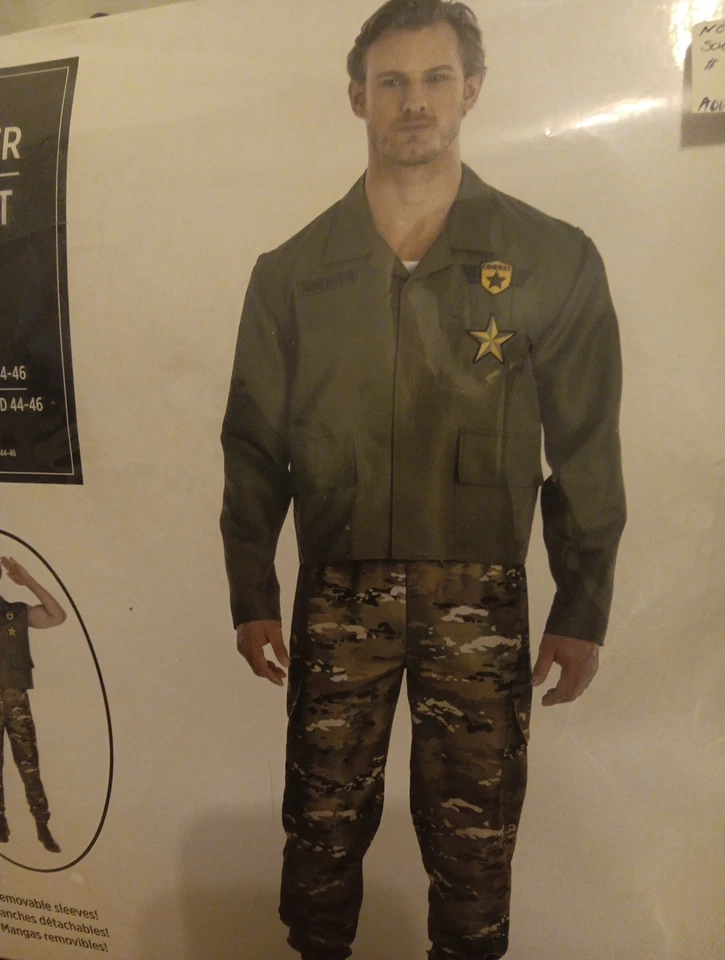 Disfraz de soldado adulto XL para hombre Foto 4 de 4