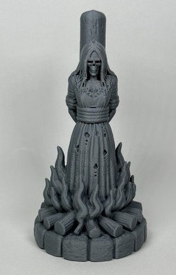 Salem Witch Trials Burning Witch at the Stake Paintable Toy