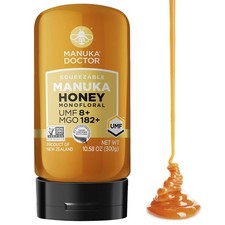 MANUKA DOCTOR: Manuka Honey SQUEEZY MGO 182 / UMF8 Monofloral 10.58 oz