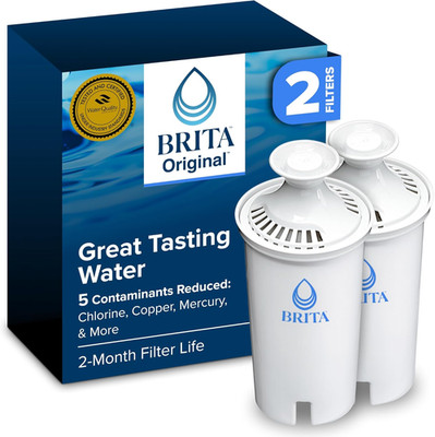Brita Standard Water Filter Replacement for Pitchers & Dispensers, 2ct