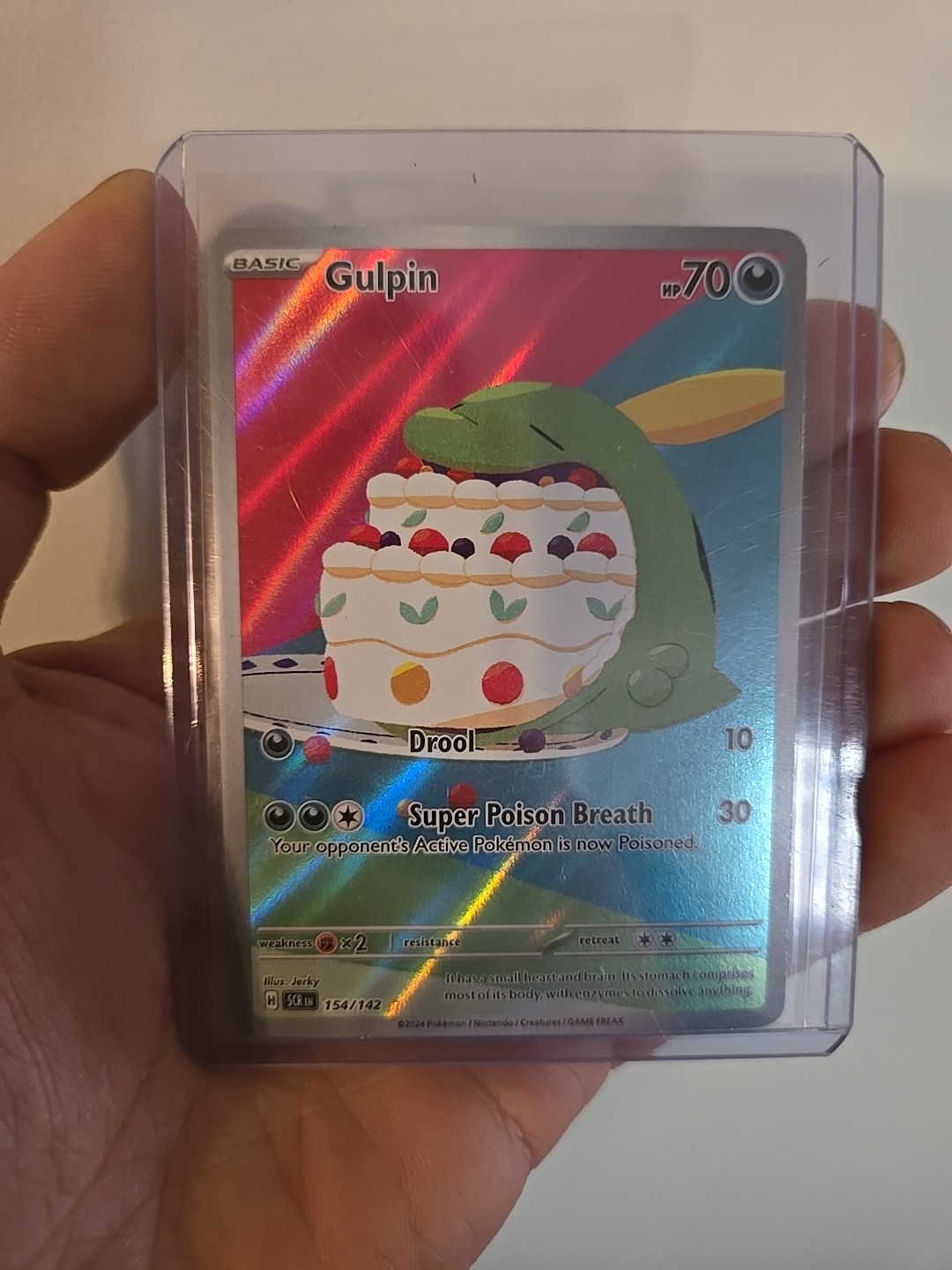 Gulpin 2024 Scarlet & Violet: Stellar Crown #154/142 Illustration Rare Price  Guide - Sports Card Investor