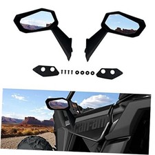 Front Door Rear View Side Mirrors Compatible with Can-Am Maverick X3 / X3 MAX