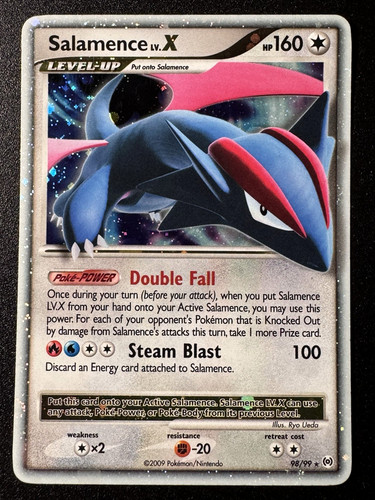 Salamence LV.X 98/99 Platinum Arceus Pokemon Card Holo Foil Rare LP