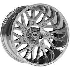 Vision 404 Brawl 20x9 5x150 12mm Chrome Wheel Rim 20 Inch