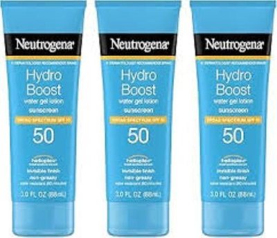 #ad Hydro Boost Moisturizing Sunscreen Lotion Broad Spectrum SPF 50 3 Pack $14.95