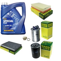 Mann Inspektionspaket 5L Mannol Special Plus 10W-30 FüR VW Passat 1.9 TDI
