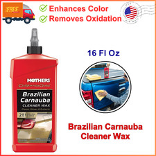 Mothers California Gold Brazilian Carnauba Cleaner Liquid Wax 16oz Remove Swirls Mothers California Gold Brazilian Carnauba Cleaner Liquid Wax 16oz Remove Swirls