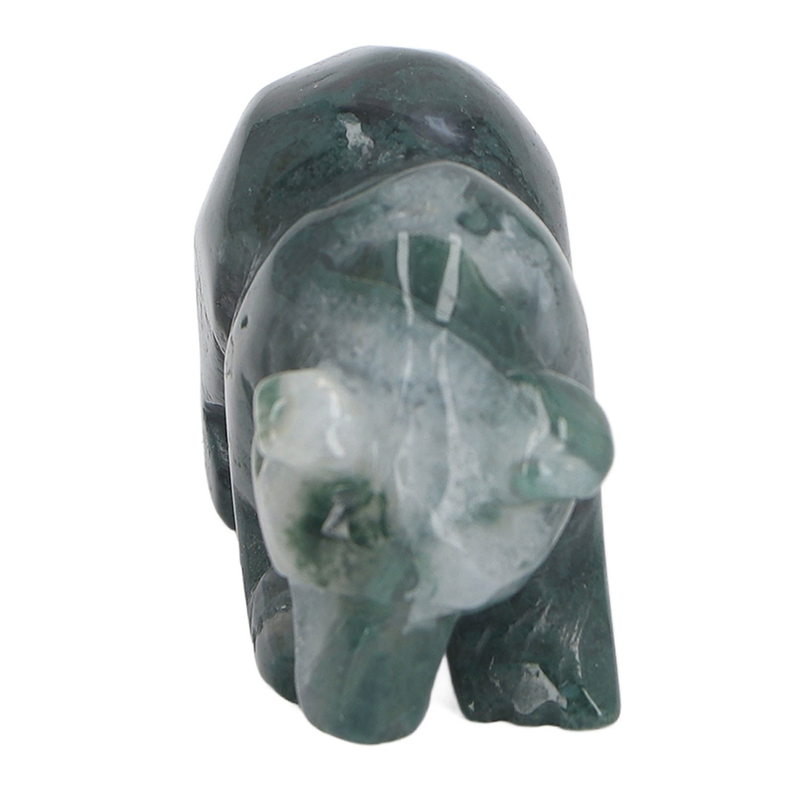 1.5in Crystal Bear Decor Handicraft Delicate Bear Statue Animal Figurine For Tab