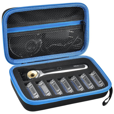 Travel Case Compatible with Gillette Heated Razor for Men, Starter Shave Kit Sto
