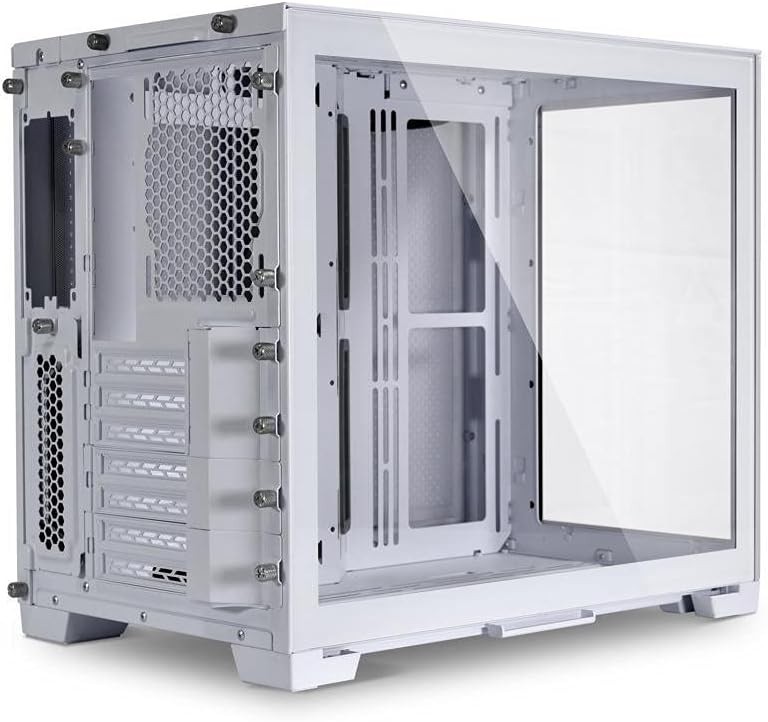 Lian Li O11D MINI-S Computer Case w/ Tempered Glass - Snow White