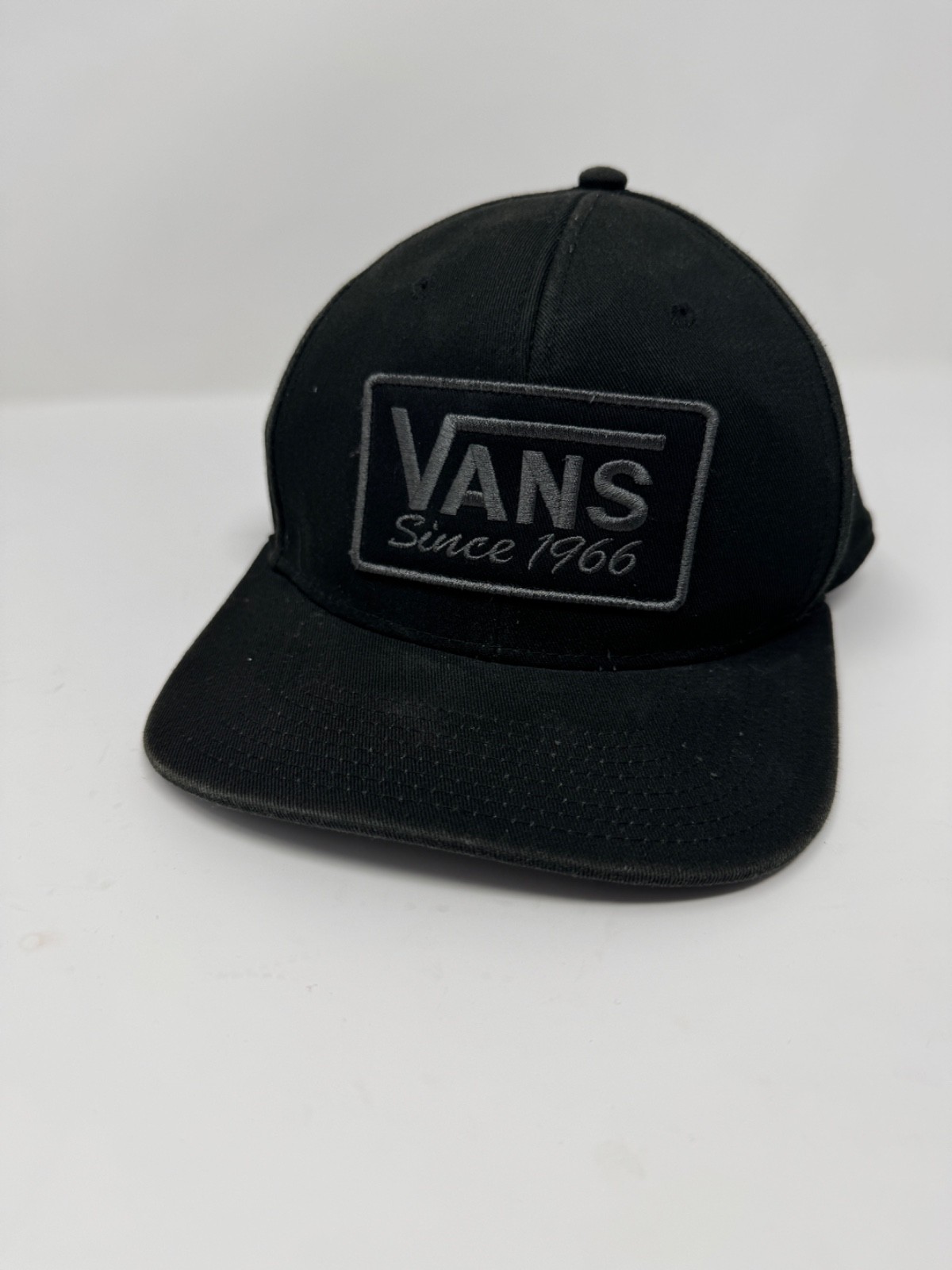 Vans Since 1966 Patch Snapback Hat Cap Black Adju… - image 1