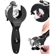 Robust Ratchet Pipe Cutter - Hand-Operated Ratchet System with 360° Swiveling 