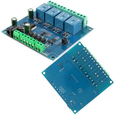 Modbus RTU 4 Channel Relay Module with RS485/TTL UART, 1 Input 1 Output, 7-24...