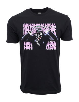 1989 BATMAN THE JOKER GRAPHIC BLACK T SHIRT