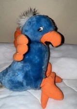 Nadel  Sons Orange And Blue Bird Plush Vintage 8  
