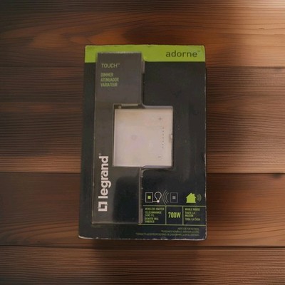 Legrand ADTH700RMTUW1 Adorne 700 Watt 120-Volt Single Pole/3-Way Touch Smart Dim