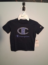 champion blue tee kids size 4t brand new with tags
