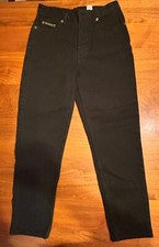Vintage Calvin Klein Women  s 5 pocket Jeans  Black, Size:4P