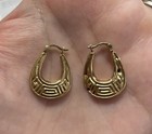 14k Solid Yellow Gold JMC Earrings  — photo 4