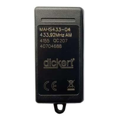 Handsender DICKERT MAHS433-04 - Hochfrequenz Fernbedienung
