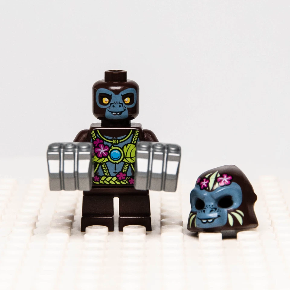LEGO Chima Gorila Minifigura - G'Loona (loc036) con Puños de Plata Foto 2 de 4