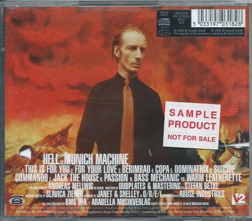 HELL (DJ) "MUNICH MACHINE" RARE SAMPLE 1998 GER IMPORT CD ALBUM LIKE NEW - Picture 2 of 2