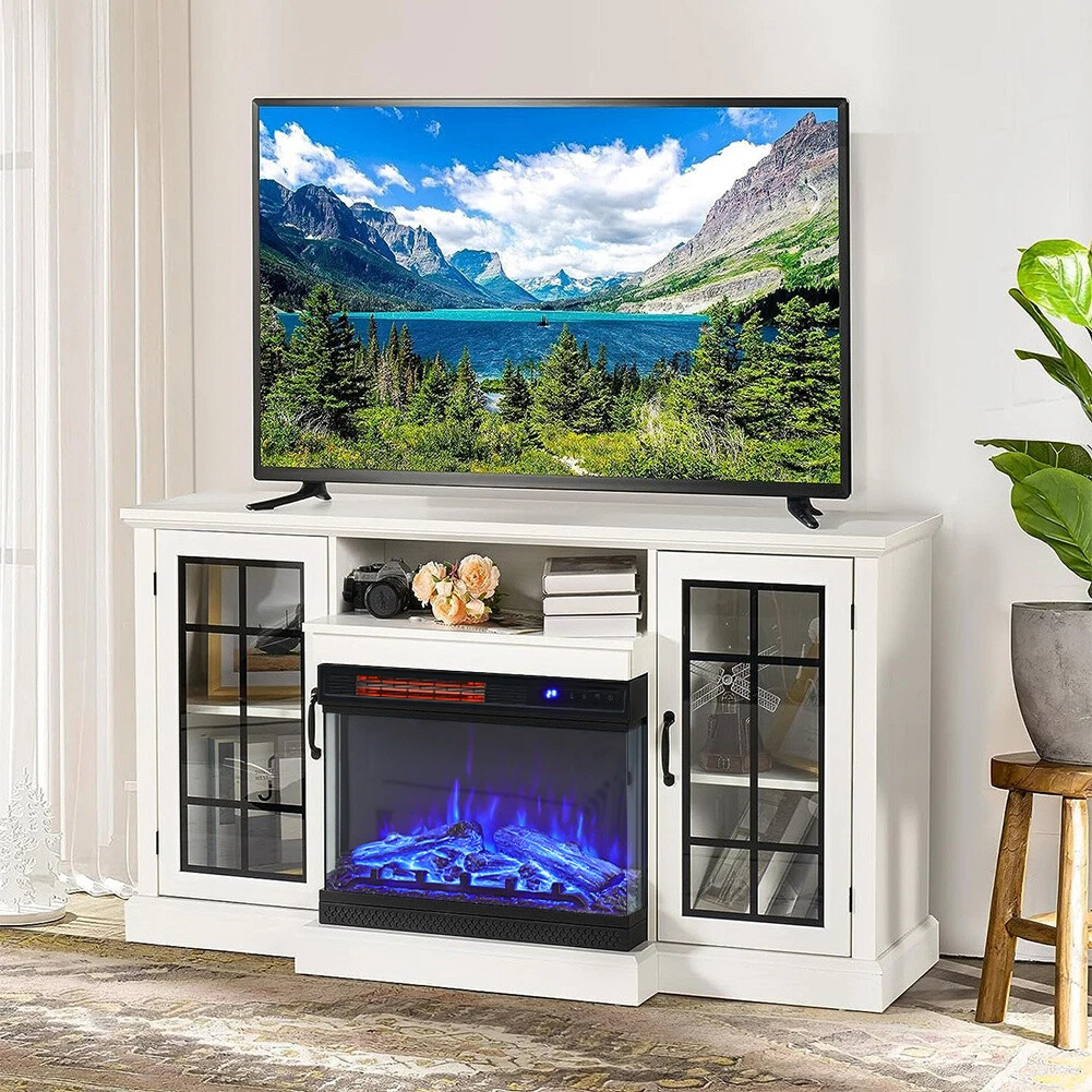 Electric fireplace and tv stand outlet